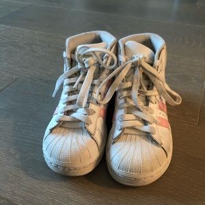 Adiadas pro model high top sneakers